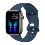 Bracelet Silicone bleu abyssal - Apple Watch