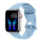 Bracelet Silicone bleu azur clair - Apple Watch