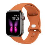 Bracelet Silicone brun terre cuite - Apple Watch