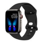 Bracelet Silicone noir - Apple Watch