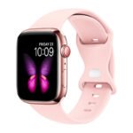 Bracelet Silicone rose poudré - Apple Watch