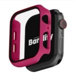 Housse de protection avec blindé pour Apple Watch - Rouge bordeaux